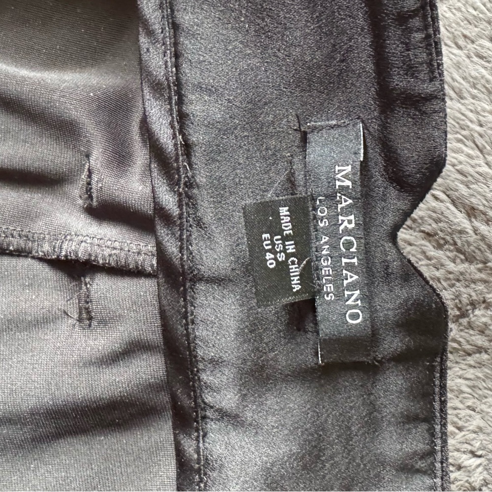 Vintage Marciano Womens Black Velvet Pant - Picture 2 of 5